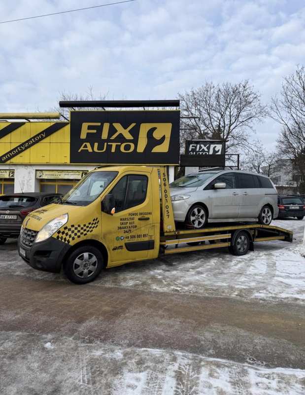 Laweta Warszawa — Mazda 5, pomoc drogowa i skup aut