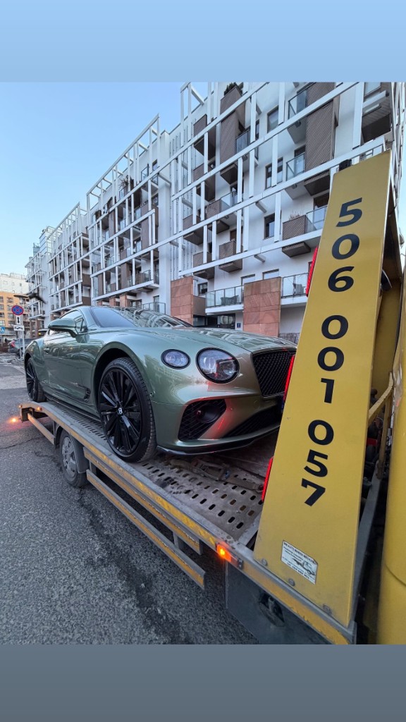 Awaryjne odpalanie Warszawa — Bentley Continental GT, booster