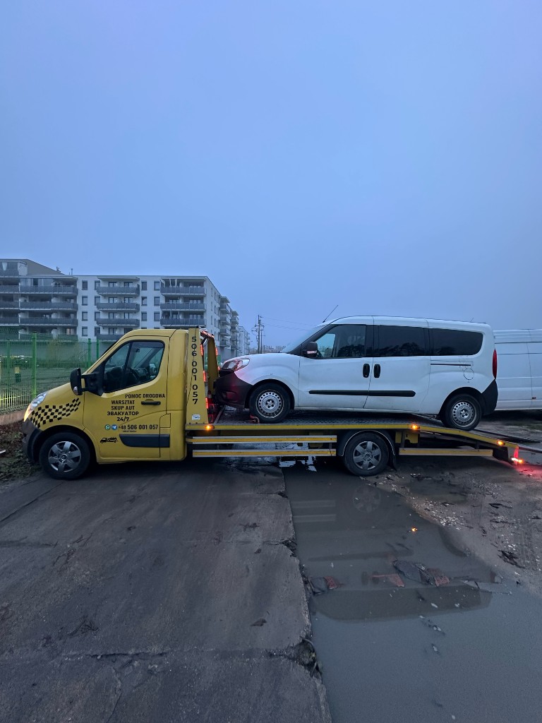Skup aut Warszawa — biały furgon z odbiorem 24h